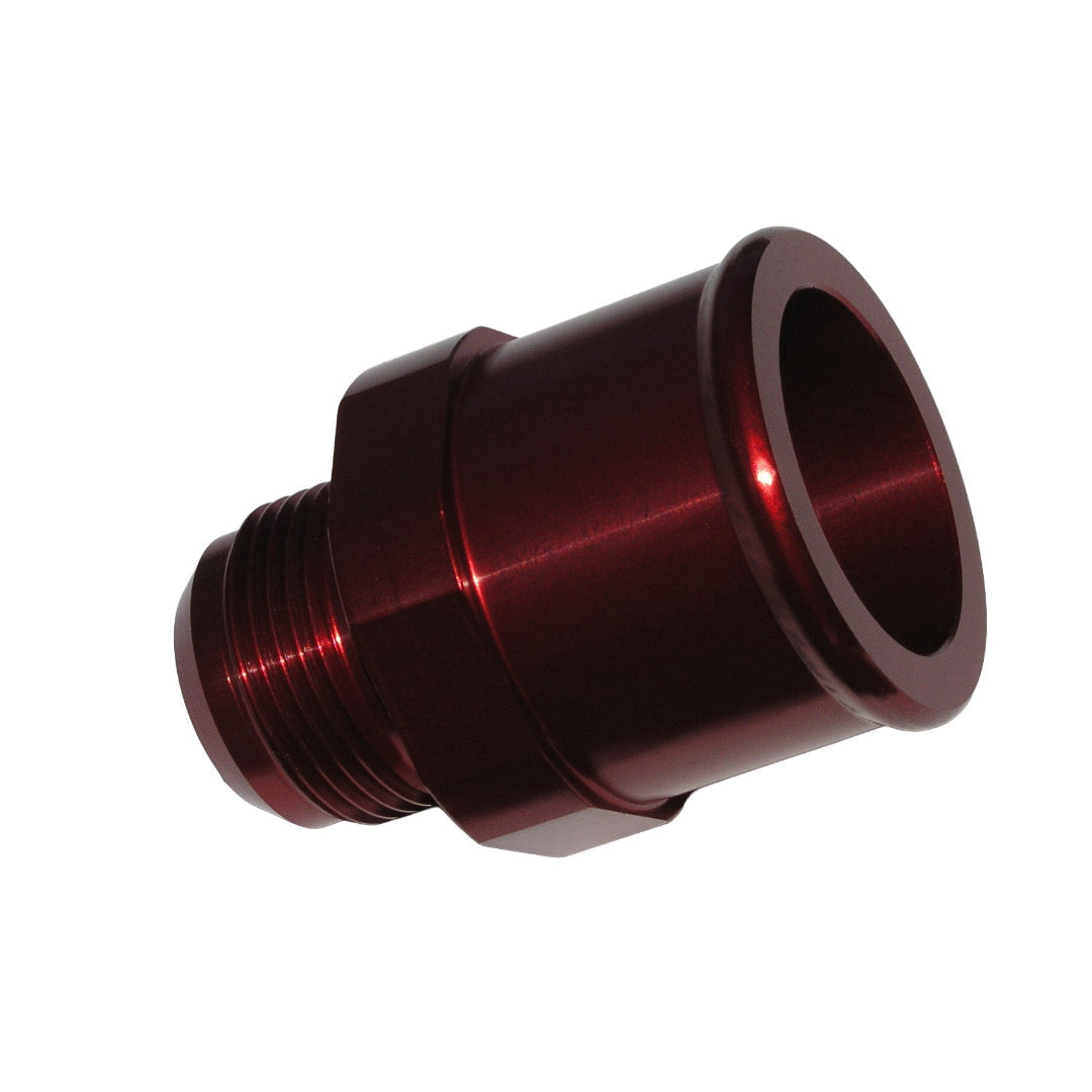 Meziere WA16175 -16 AN to 1.75 inch slip hose adapter - red anodized