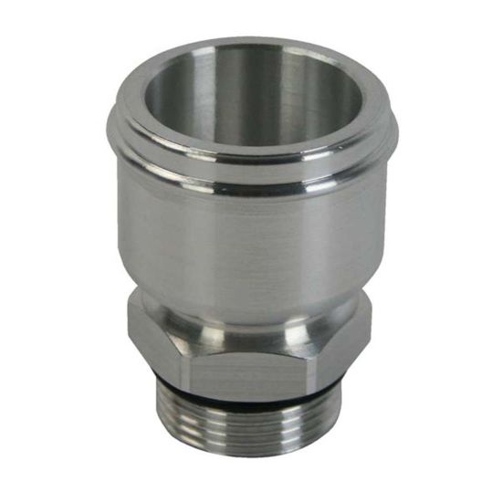 Moroso 63523 -16 AN to 1.75 inch hose adapter for electric water pump radiator hose
