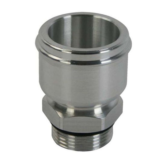 Moroso 63523 -16 AN to 1.75 inch hose adapter for electric water pump radiator hose