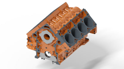 Gen III HEMI Engine Block – CGI HEMI Block (GEN III Hemi Block)