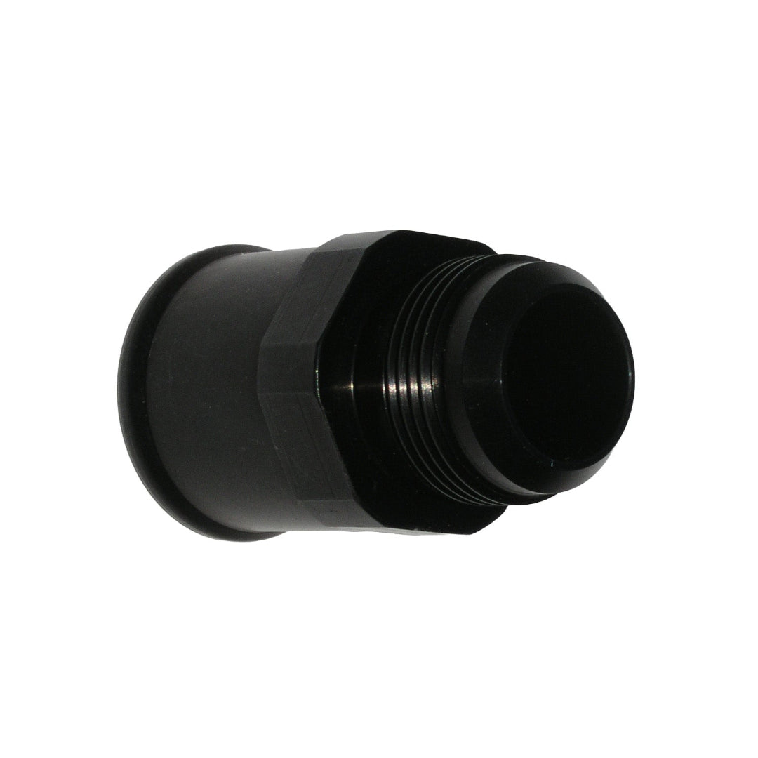 Meziere WA16150 -16 AN to 1.5 inch slip hose adapter - black anodized