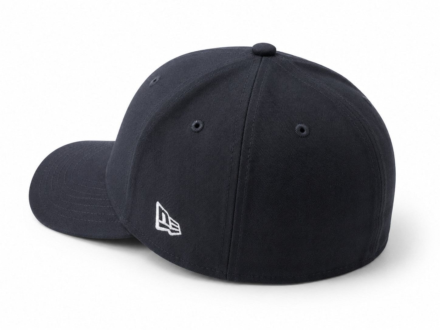 ACE INC New Era 39THIRTY charcoal cap, rear three-quarter view showing crown and New Era flag